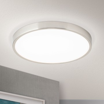 LED Stropné svietidlo BULLY LED/28W/230V pr. 28 cm matný chróm