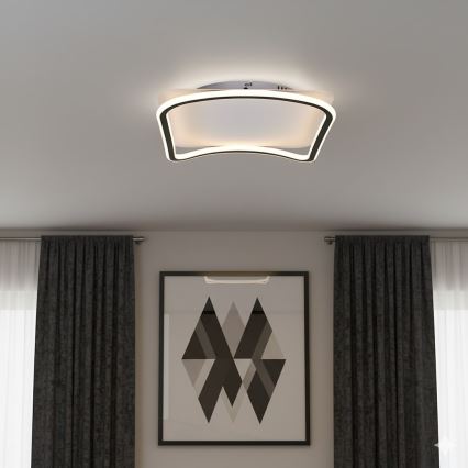 LED stropné svietidlo CALI LED/30W/230V 40x40 cm čierna