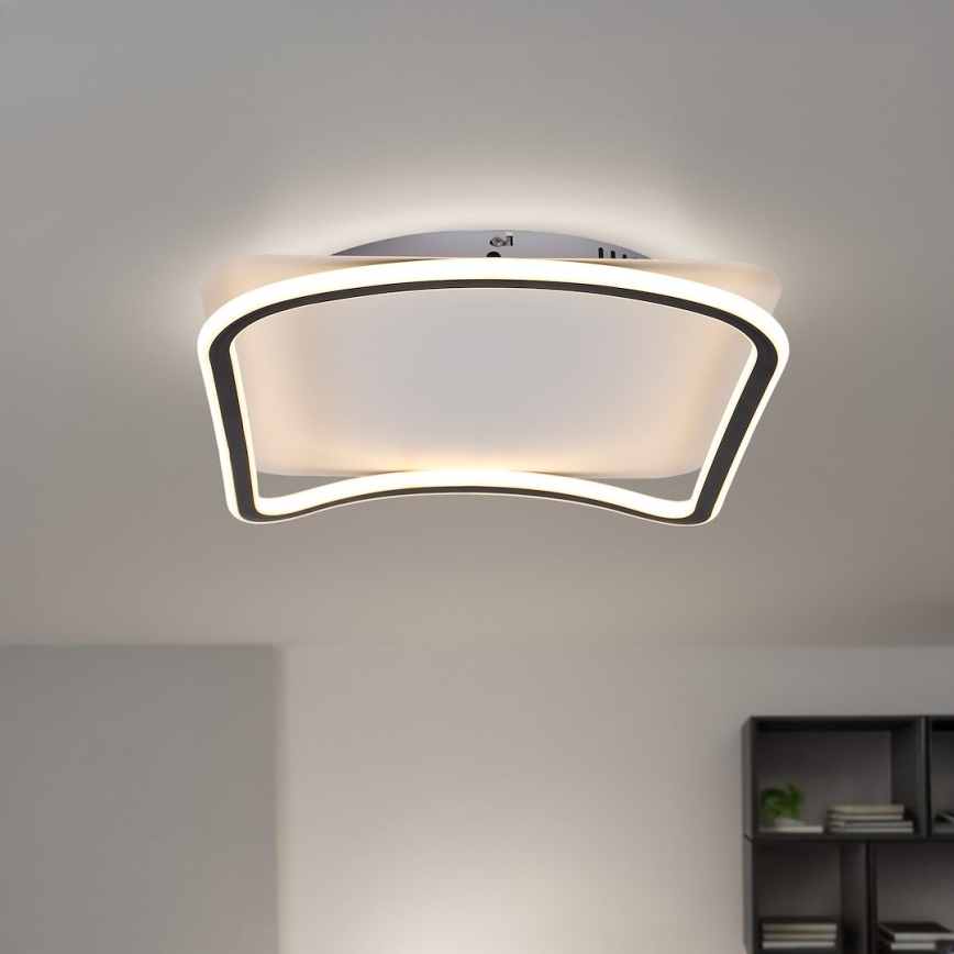 LED stropné svietidlo CALI LED/30W/230V 40x40 cm čierna