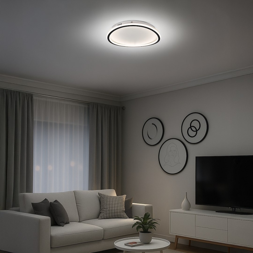 LED stropné svietidlo CALI LED/30W/230V pr. 40 cm čierna