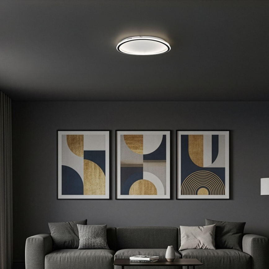 LED stropné svietidlo CALI LED/30W/230V pr. 40 cm čierna