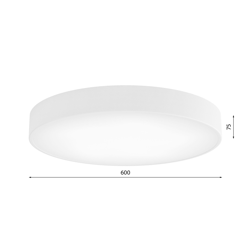 LED Stropné svietidlo CLEO LED/69W/230V 4000K pr. 60 cm biela