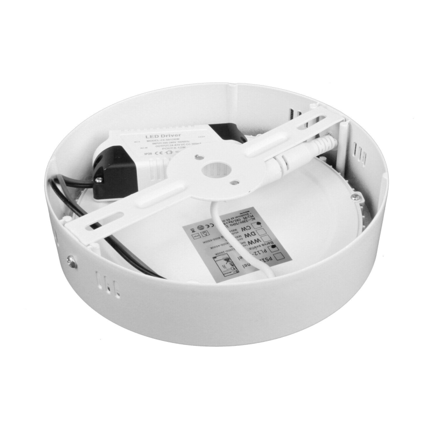 LED Stropné svietidlo DIEGO LED/12W/230V 4000K IP40 pr. 16,5 cm biele