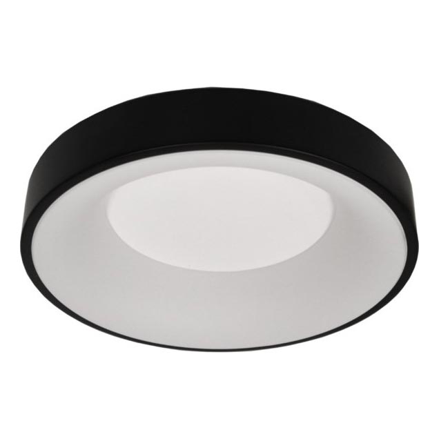 LED Stropné svietidlo DRAX LED/32W/230V 4000K pr. 38 cm čierne