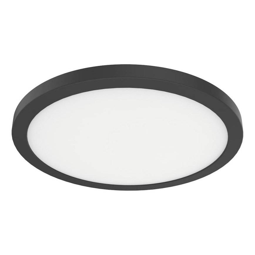 LED stropné svietidlo EVORA LED/18W/230V 3000/4000/6000K priemer 22,5 cm čierna