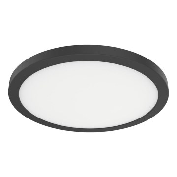 LED stropné svietidlo EVORA LED/24W/230V 3000/4000/6000K priemer 30 cm čierne