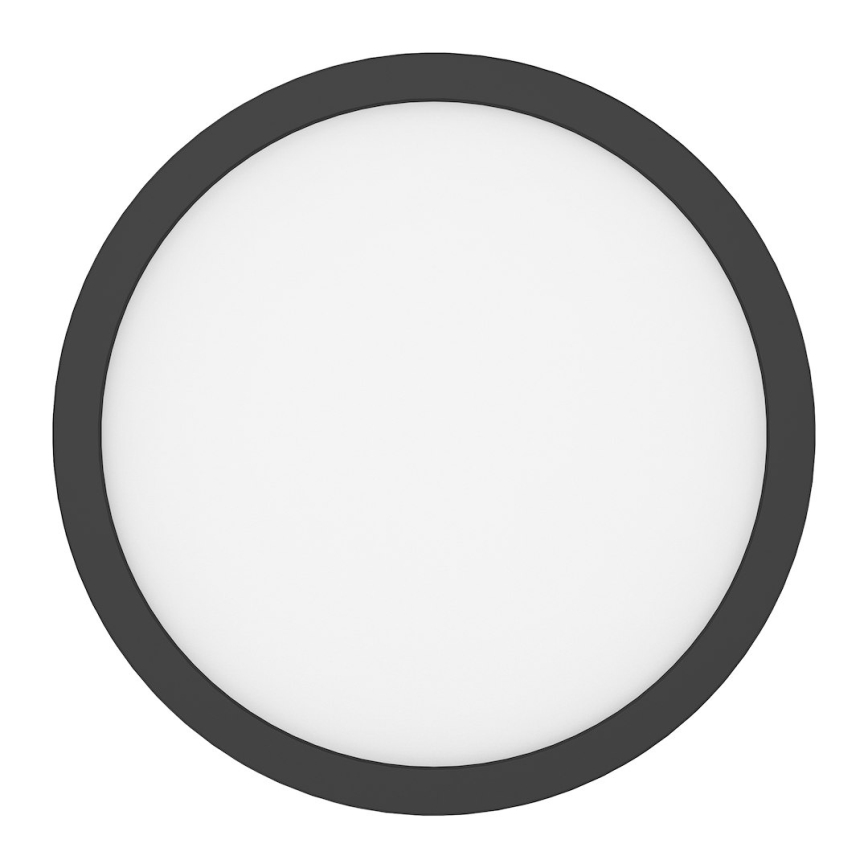 LED stropné svietidlo EVORA LED/24W/230V 3000/4000/6000K priemer 30 cm čierne