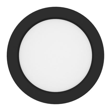 LED stropné svietidlo EVORA LED/6W/230V 3000/4000/6000K priemer 14 cm čierne