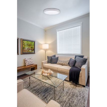 LED Stropné svietidlo FENIX LED/12W/230V 2900/3900/5800K pr. 16,8 cm biela