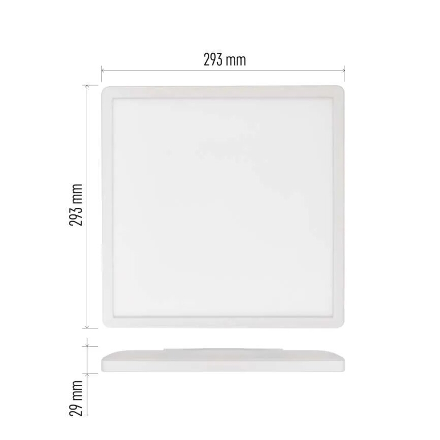 LED Stropné svietidlo FLORI LED/18W/230V 4000K biela 29x29 cm