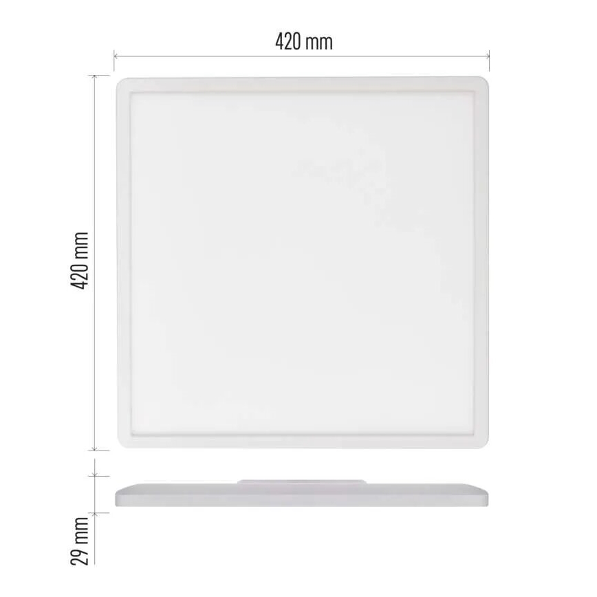 LED Stropné svietidlo FLORI LED/22W/230V 4000K biela 42x42 cm