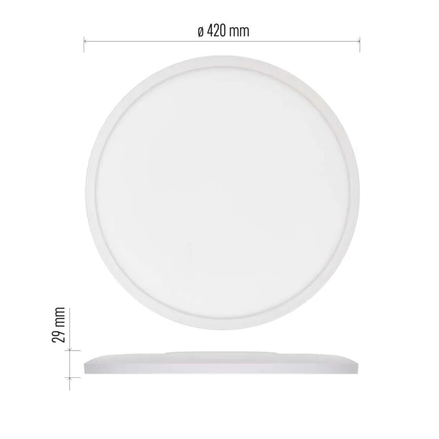 LED Stropné svietidlo FLORI LED/22W/230V 4000K biela pr. 42 cm