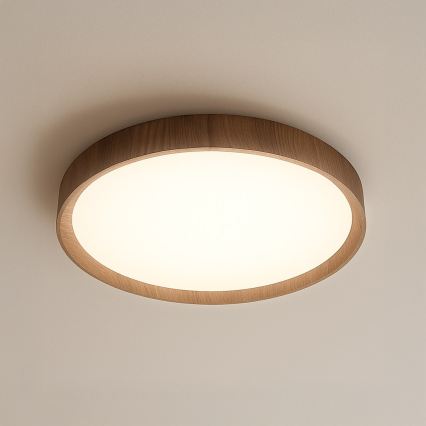 LED stropné svietidlo FOREST LED/24W/230V pr. 39 cm hnedé