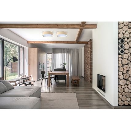 LED stropné svietidlo GALAXY LED/24W/230V priemer 44 cm béžové/biele