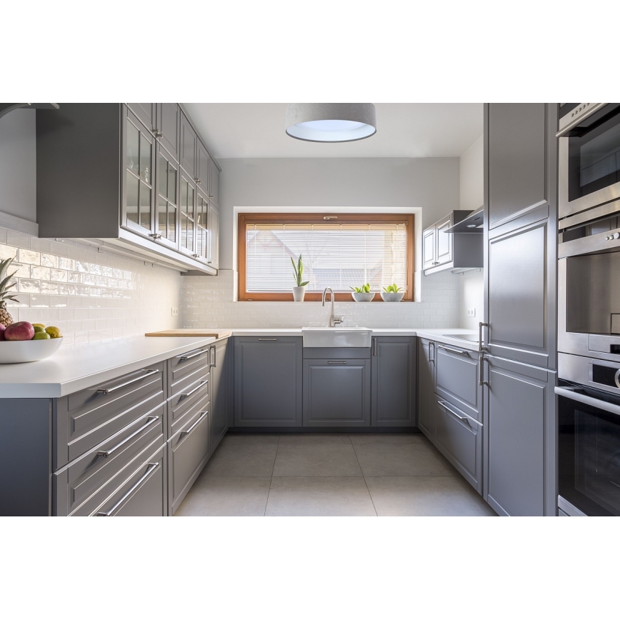 LED stropné svietidlo GALAXY LED/24W/230V pr. 44 cm sivá/biela