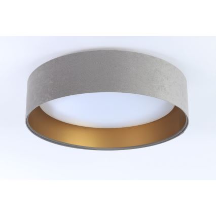 LED stropné svietidlo GALAXY LED/24W/230V pr. 44 cm sivá/zlatá