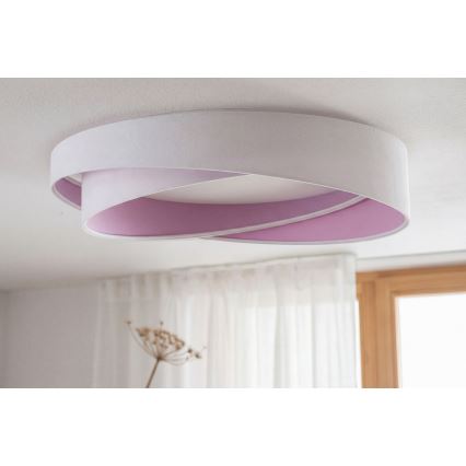 LED Stropné svietidlo GALAXY MODERN LED/24W/230V pr. 55 cm biela/fialová