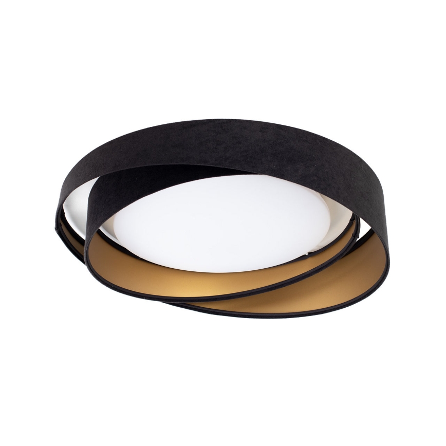 LED stropné svietidlo GALAXY MODERN LED/24W/230V pr. 55 cm čierna/zlatá