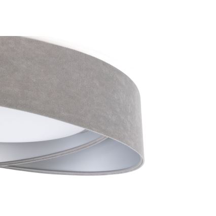 LED stropné svietidlo GALAXY MODERN LED/24W/230V pr. 55 cm sivá/strieborná