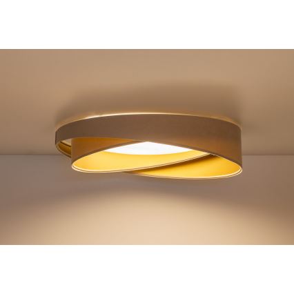 LED stropné svietidlo GALAXY MODERN LED/24W/230V priemer 55 cm béžová/zlatá