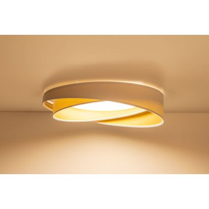 LED stropné svietidlo GALAXY MODERN LED/24W/230V priemer 55 cm biela/zlatá
