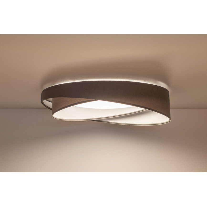 LED stropné svietidlo GALAXY MODERN LED/24W/230V priemer 55 cm šedá/biela