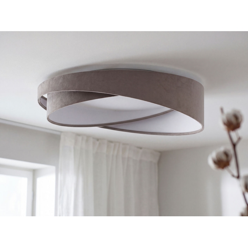 LED stropné svietidlo GALAXY MODERN LED/24W/230V priemer 55 cm šedá/biela