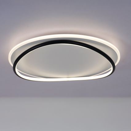 LED stropné svietidlo HALO LED/38W/230V priemer 50 cm čierna
