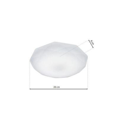 LED Stropné svietidlo HEX LED/12W/230V