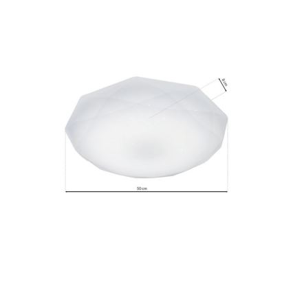 LED Stropné svietidlo HEX LED/24W/230V