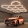 LED Stropné svietidlo HEXAGON LED/570W/85-265V 4000K 522x298 cm CRI 90 IP44 biela