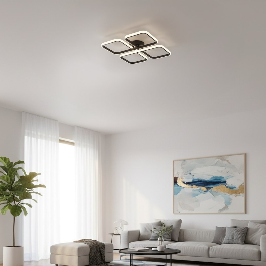 LED stropné svietidlo HIDALGO LED/40W/230V čierne
