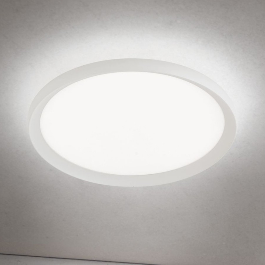 LED stropné svietidlo KANT, 30 W, 230 V, 2700/3200/4000 K, priemer 40 cm, biele