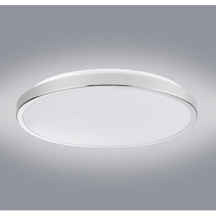 LED Stropné svietidlo KERN LED/24W/230V pr. 40 cm lesklý chróm