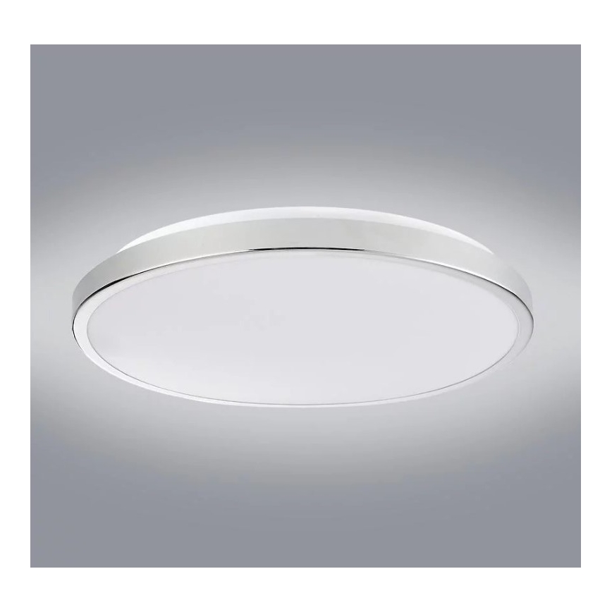 LED Stropné svietidlo KERN LED/24W/230V pr. 40 cm lesklý chróm