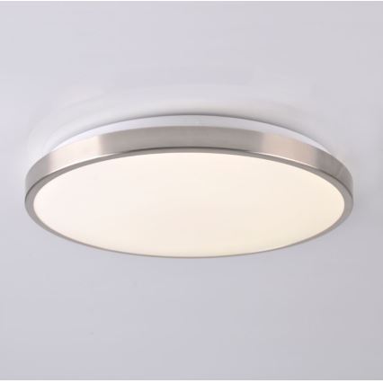 LED Stropné svietidlo KERN LED/24W/230V nikel