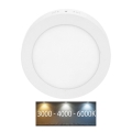 LED Stropné svietidlo LADA LED/25W/230V 3000/4000/6000K pr. 30 cm biela