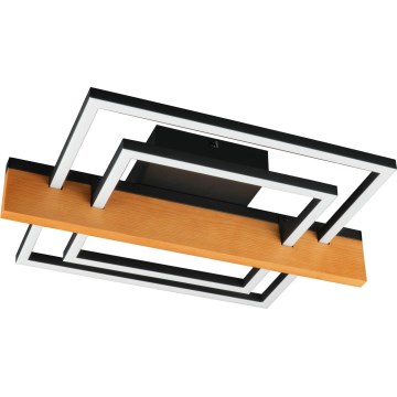 LED Stropné svietidlo LARYSA LED/23W/230V 35x45 borovica