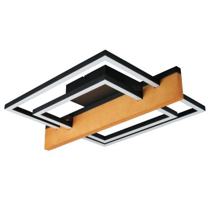 LED Stropné svietidlo LARYSA LED/23W/230V 35x45 borovica