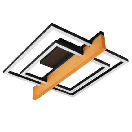 LED Stropné svietidlo LARYSA LED/23W/230V 35x45 borovica
