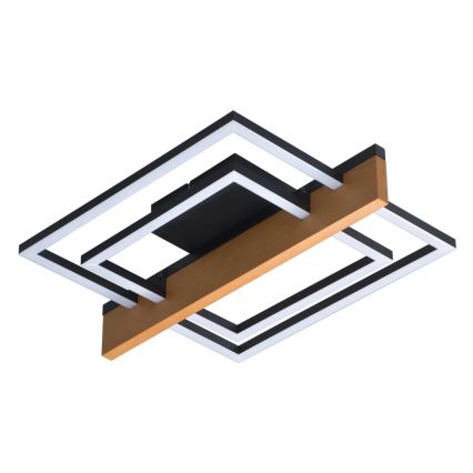 LED Stropné svietidlo LARYSA LED/23W/230V 35x45 borovica