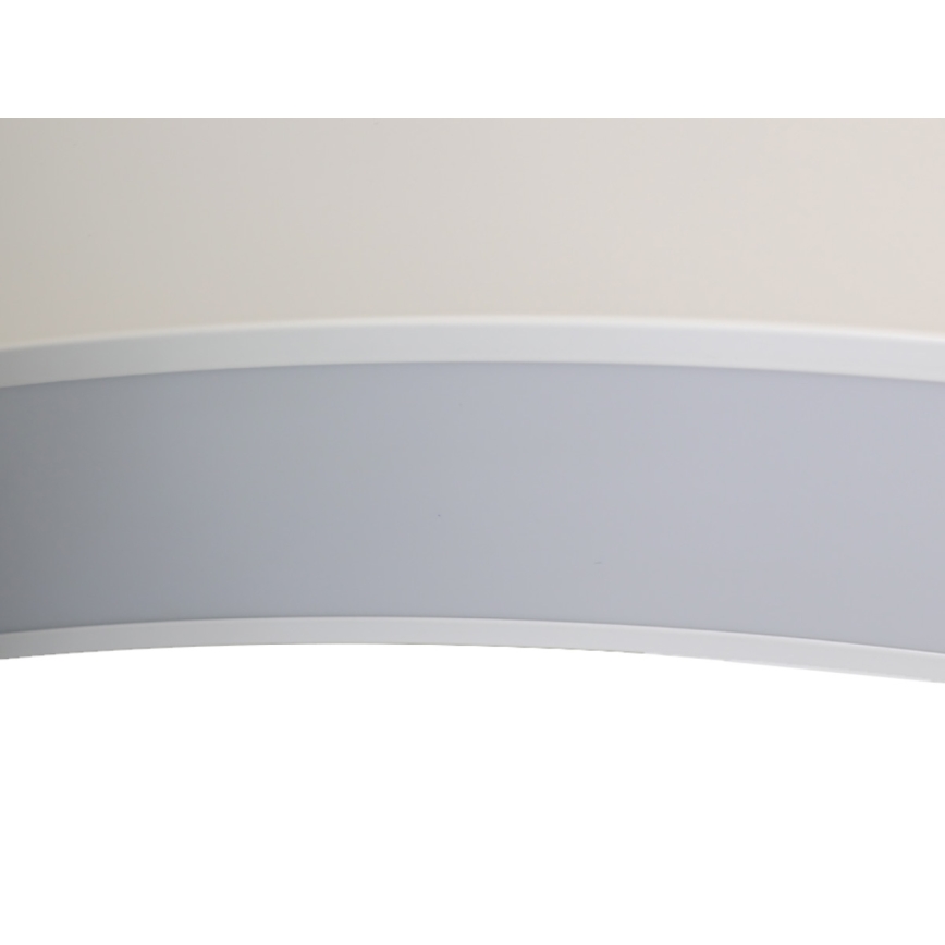 LED stropné svietidlo LED/100W/230V 3000/4000/6500K pr. 100 cm biela