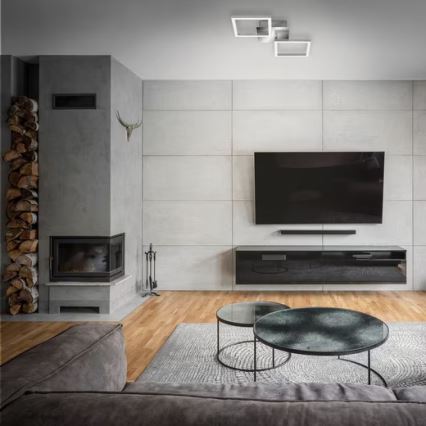 LED stropné svietidlo LED/10W/230V 3000K matný chróm