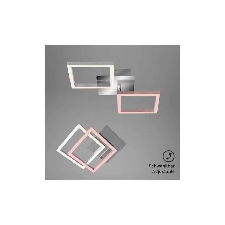 LED stropné svietidlo LED/10W/230V 3000K matný chróm