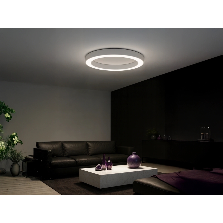LED stropné svietidlo LED/115W/230V 3000/4000/6500K pr. 120 cm biela