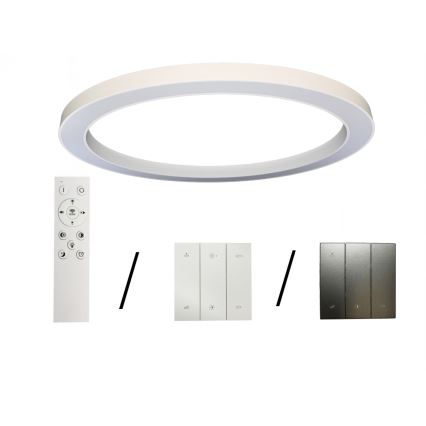 LED stropné svietidlo LED/115W/230V 3000/4000/6500K pr. 120 cm biela