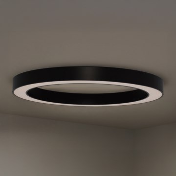LED stropné svietidlo LED/115W/230V 3000/4000/6500K pr. 120 cm čierna