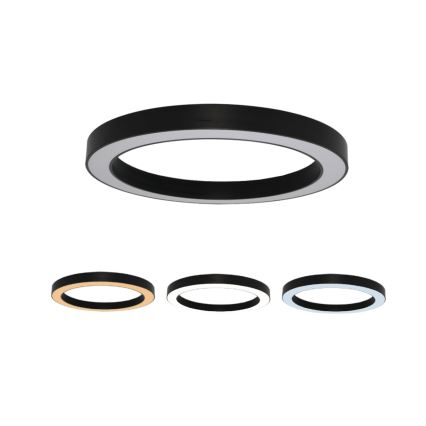 LED stropné svietidlo LED/115W/230V 3000/4000/6500K pr. 120 cm čierna