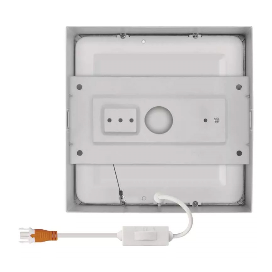 LED Stropné svietidlo NEXXO LED/12,5W/230V 3000/3500/4000K 17x17 cm biela