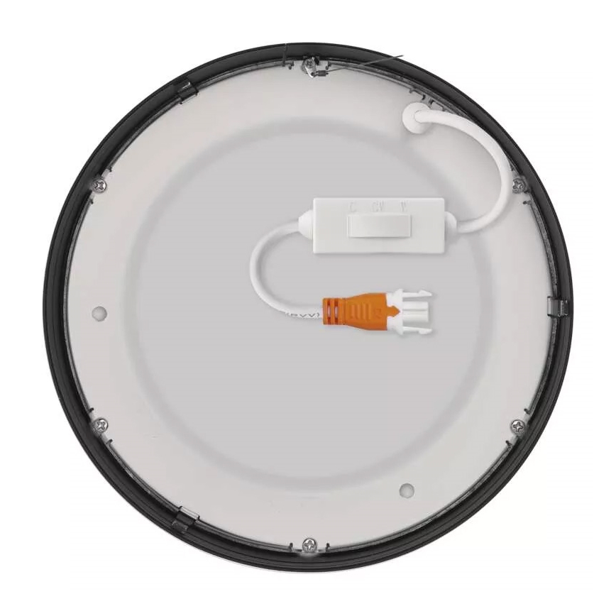 LED Stropné svietidlo NEXXO LED/12,5W/230V 3000/3500/4000K pr. 17 cm čierna
